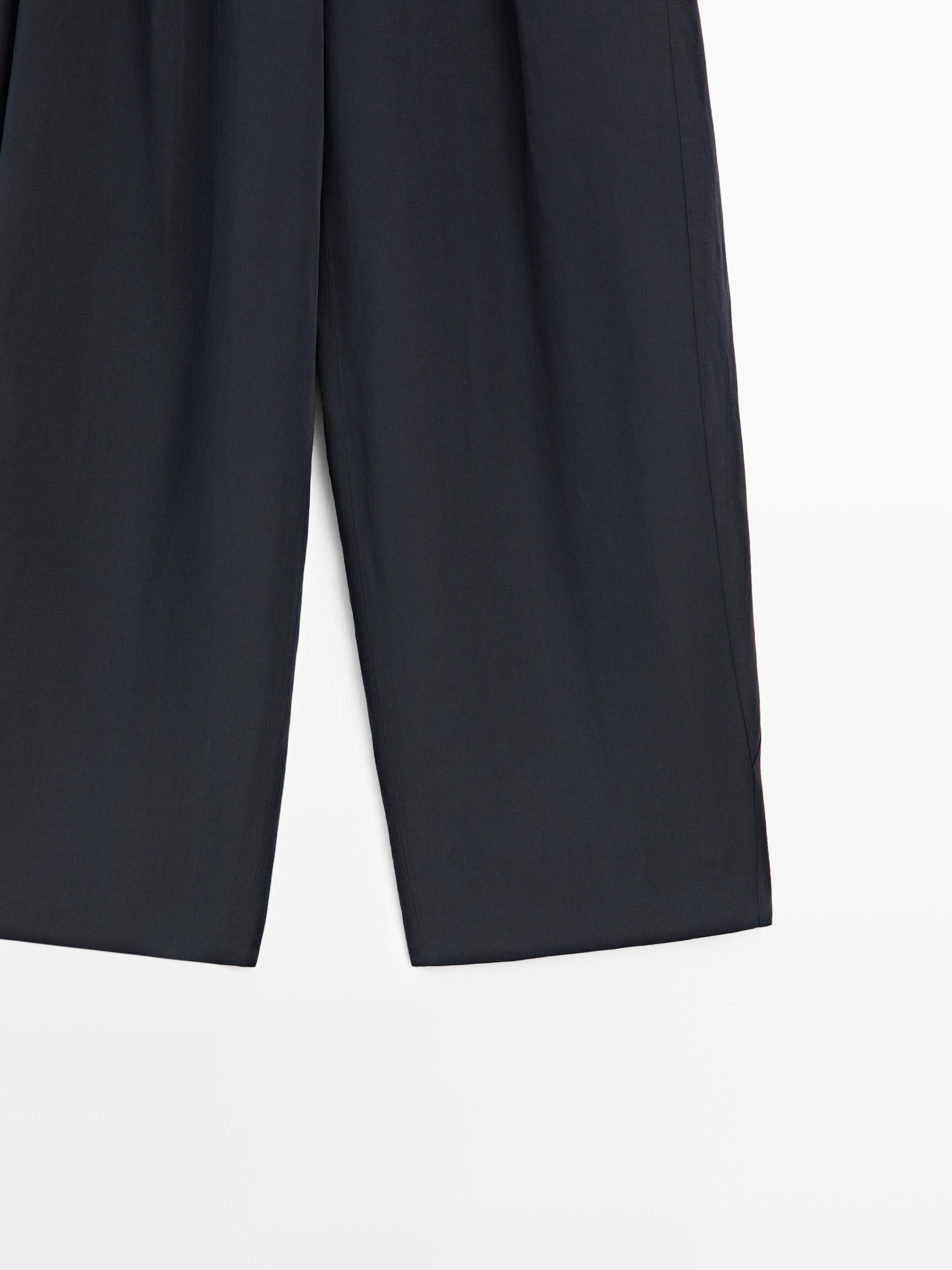 Pantalon fluide à pinces